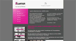 Desktop Screenshot of klawiter-peine.de